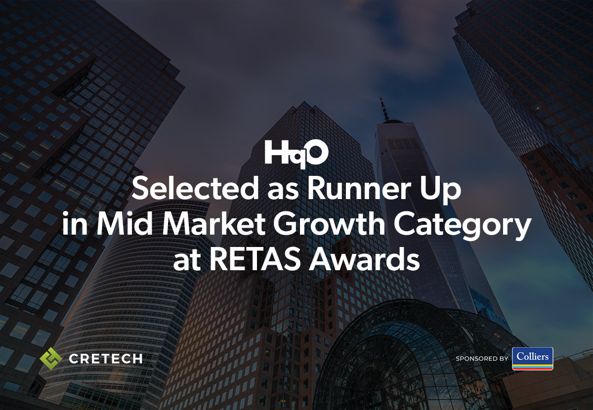 HqO Selected as a Runner Up at the CREtech RETAS Awards | HqO