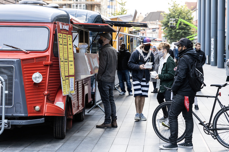 Spitalfields food trucks