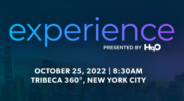 EXPERIENCE 2022 - October 25, 2022, 8:30am, Tribeca 360, New York City