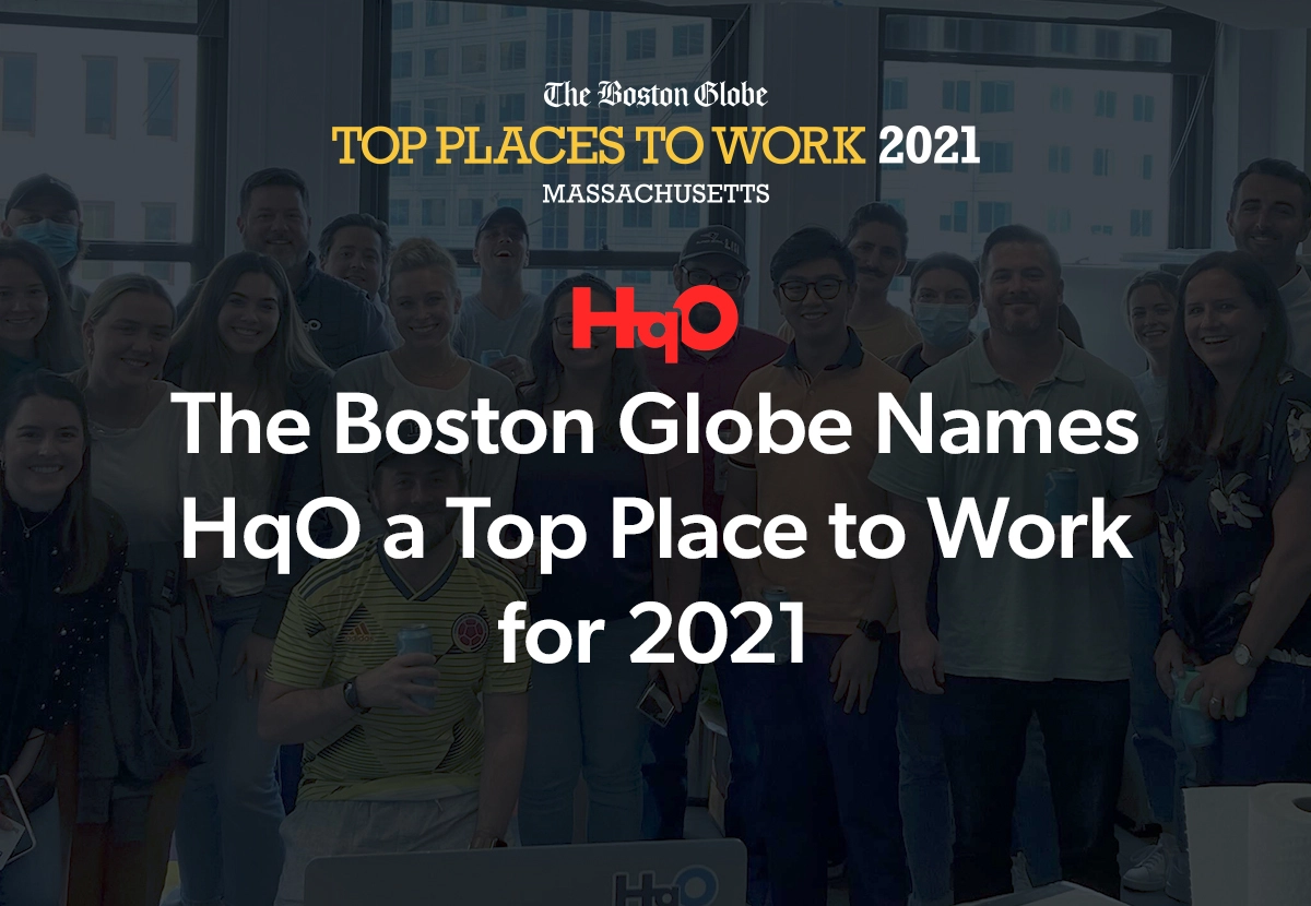 HqO Boston Globe Best Place to Work 2021