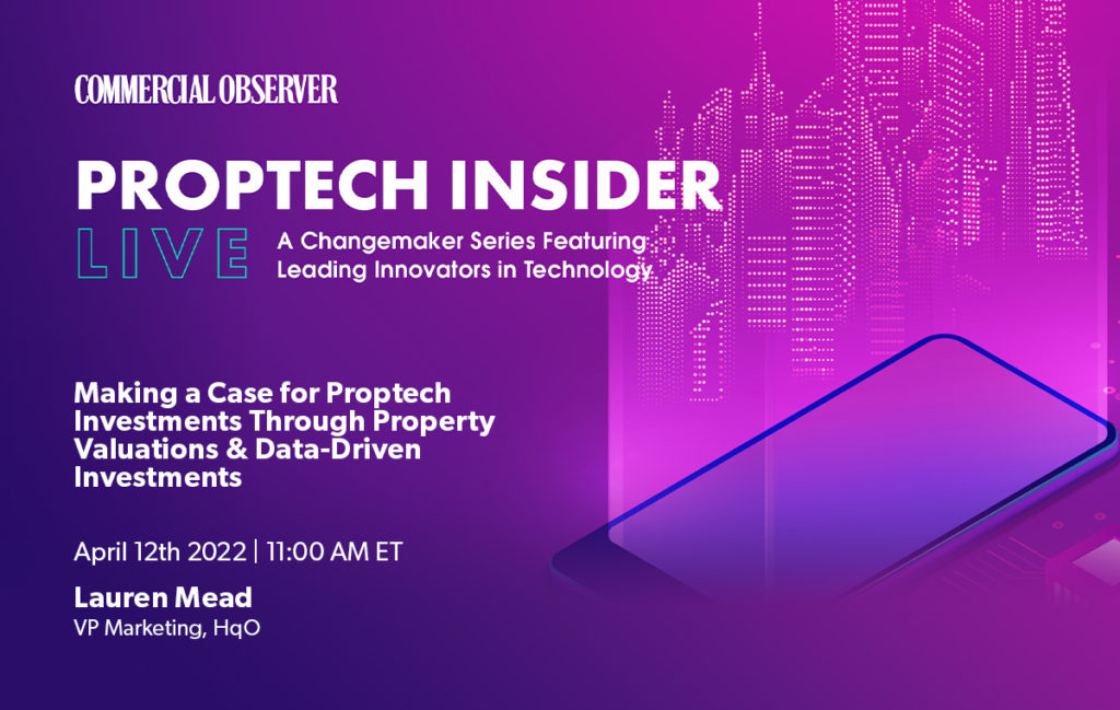 Commercial Observer: Proptech Insider Live Webinar | HqO