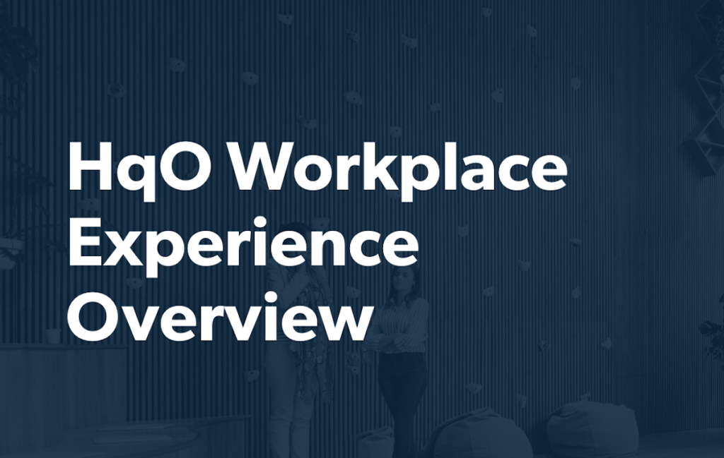 HqO Workplace Experience Overview