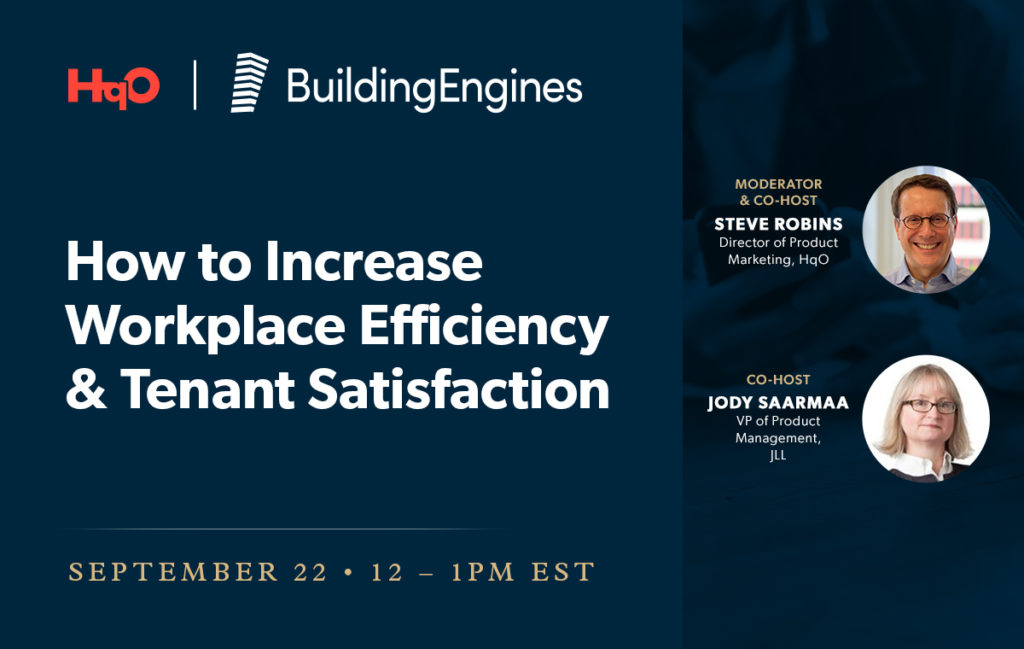 Increasing Workplace Efficiency and Tenant Satisfaction Webinar | HqO