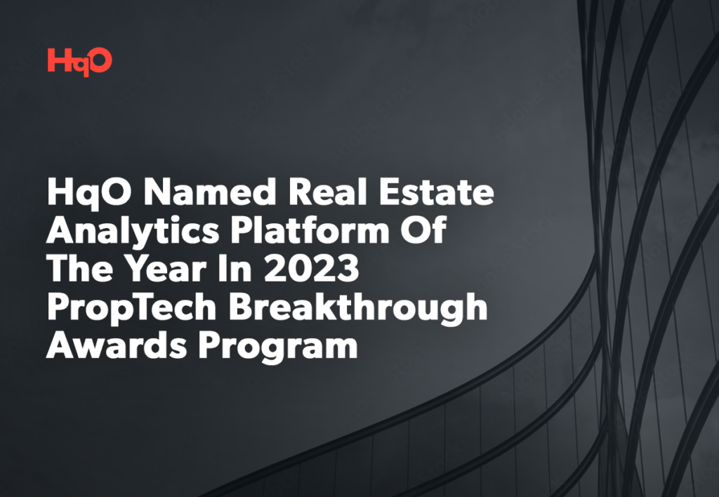 HqO Named Real Estate Analytics Platform Of The Year In 2023 PropTech Breakthrough Awards Program