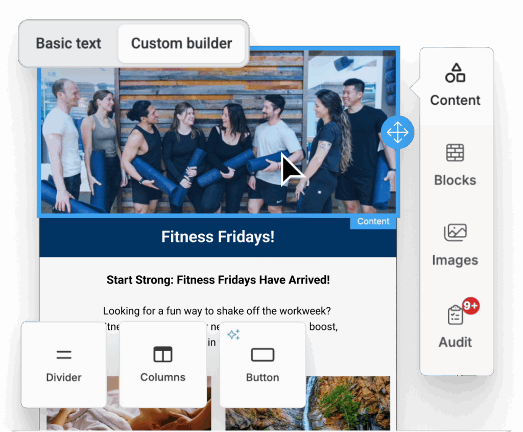 HqO Custom Email Builder